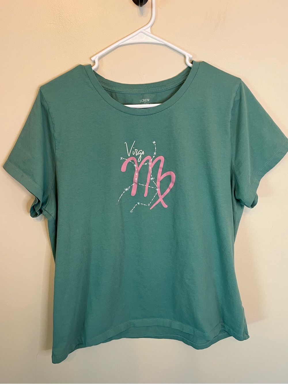 J. Crew Collector Tee Virgo Zodiac Astrology Short Sleeve Shirt Size XXL EUC